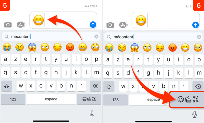 iOS 14 • Rechercher rapidement un emoji dans le clavier iOS 14 • Rechercher rapidement un emoji dans le clavier