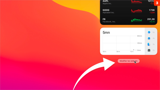 macOS 11 • Ajouter, modifier ou supprimer un widget macOS 11 • Ajouter, modifier ou supprimer un widget