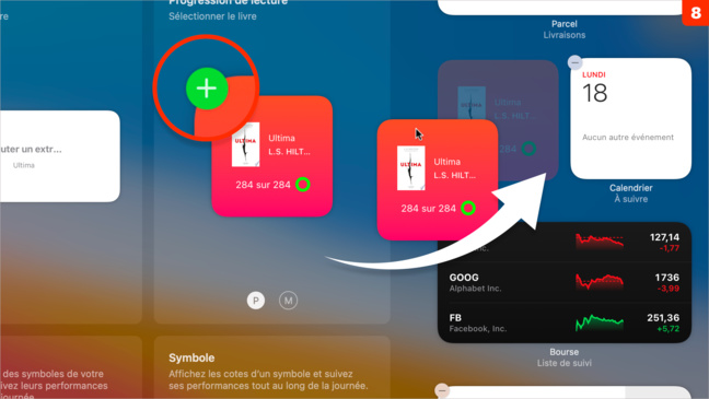 macOS 11 • Ajouter, modifier ou supprimer un widget