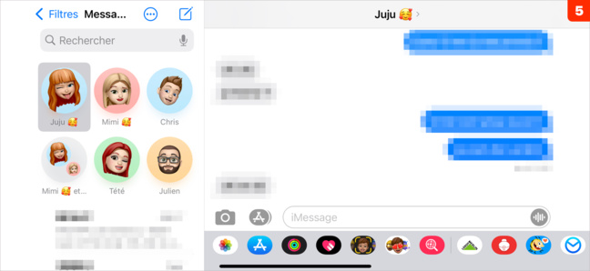 iOS 14 • Épingler et organiser les conversations dans Messages iOS 14 • Épingler et organiser les conversations dans Messages