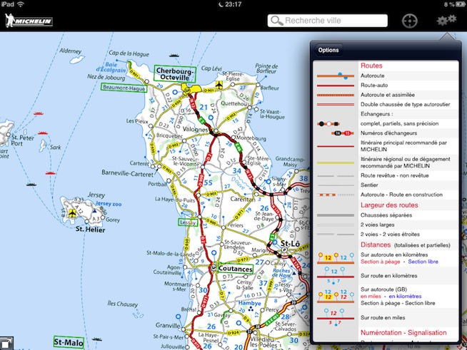 Même sans GPS, l'iPad peut vous aider à trouver votre route