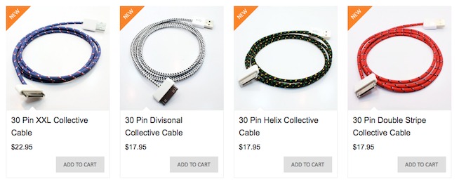 Des câbles pour iPhone et iPad multicolores