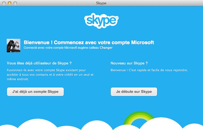 Réunir ses comptes Messenger et Skype