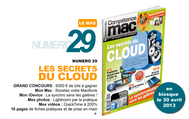 Compétence Mac 29, en kiosque le 30 avril Compétence Mac 29, en kiosque le 30 avril