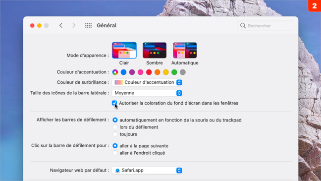 macOS • Comment désactiver la transparence des fenêtres macOS • Comment désactiver la transparence des fenêtres