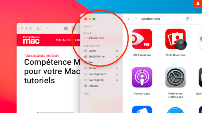 macOS • Comment désactiver la transparence des fenêtres