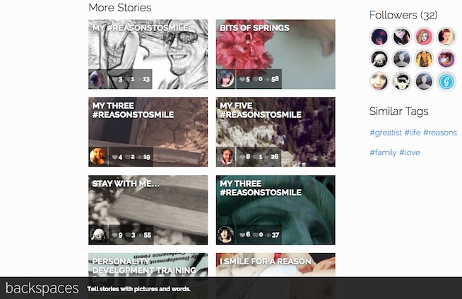 Composez vos histoires avec Backspaces Composez vos histoires avec Backspaces