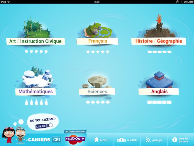 Révisions dans la bonne humeur sur iPad Révisions dans la bonne humeur sur iPad