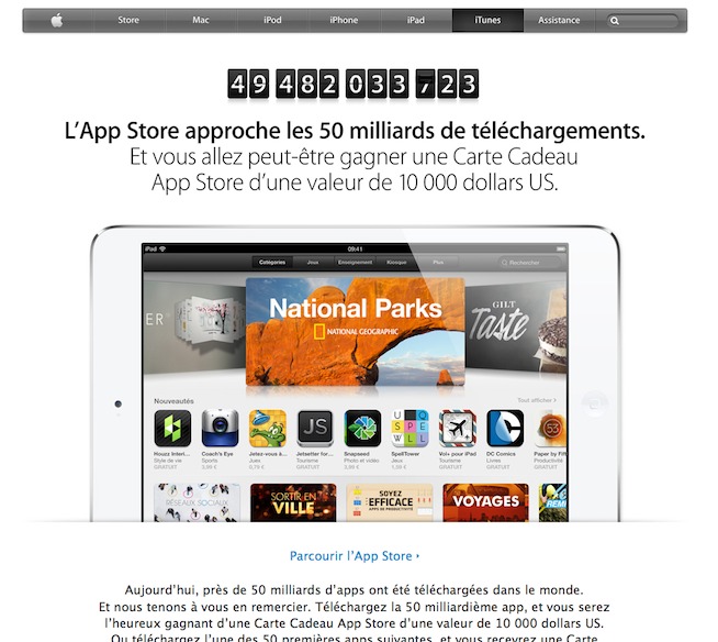 Voulez-vous gagner 10 000 $ sur l’App Store ? Voulez-vous gagner 10 000 $ sur l’App Store ?