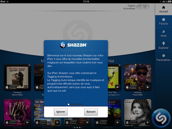 Un beau lifting et des nouveautés pour Shazam