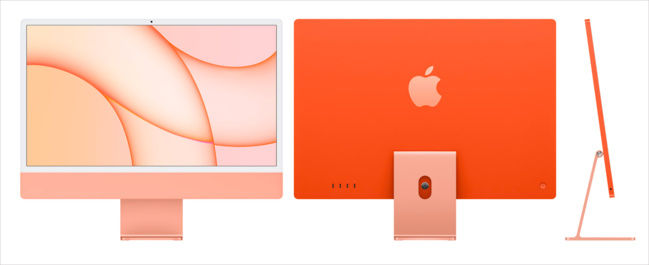 Nouveaux Mac • L'iMac intègre la puce M1 et se décline en couleurs