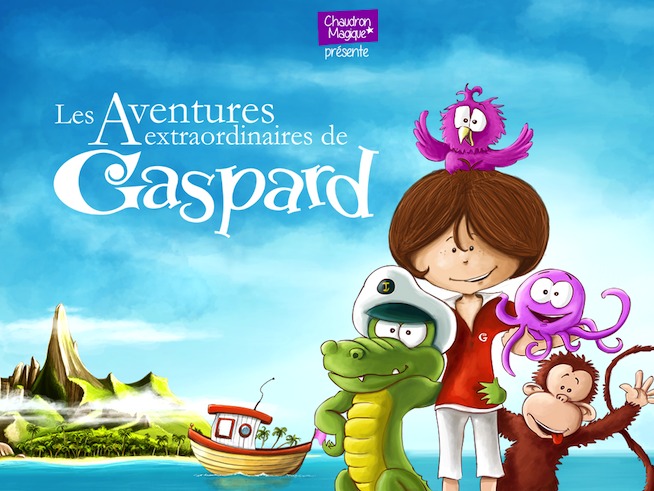 Les aventures extraordinaires de Gaspard sur iPad pour les 2-6 ans