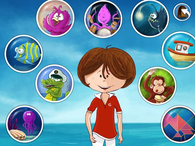 Les aventures extraordinaires de Gaspard sur iPad pour les 2-6 ans