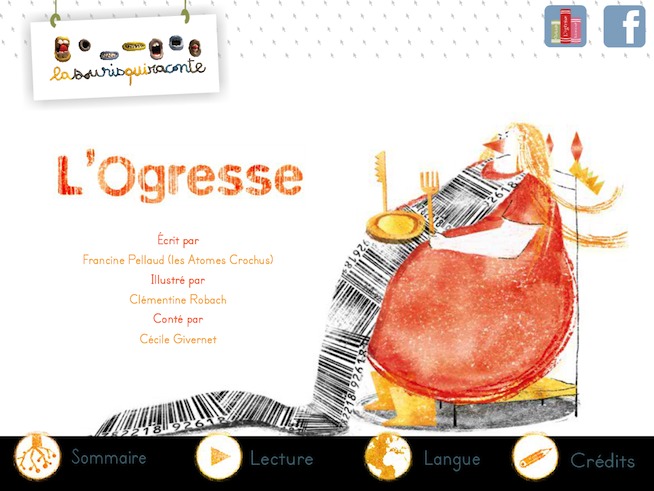 La souris qui raconte présente à vos enfants "L'Ogresse" sur iPad La souris qui raconte présente à vos enfants "L'Ogresse" sur iPad