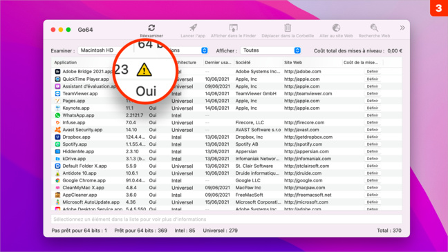 macOS • Recherchez les applications 32 bits incompatibles à partir de Catalina macOS • Recherchez les applications 32 bits incompatibles à partir de Catalina