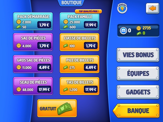 Faites courir Bob et Sulli dans le jeu "Monstres & Cie Run" sur iPad