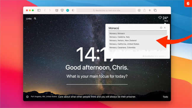 macOS • Personnalisez la page d'accueil de Safari avec un outil gratuit macOS • Personnalisez la page d'accueil de Safari avec un outil gratuit