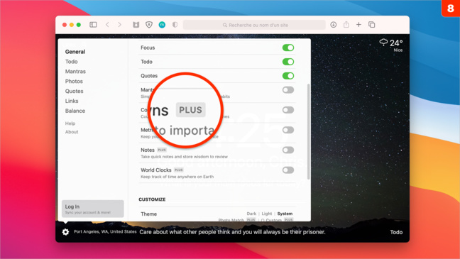 macOS • Personnalisez la page d'accueil de Safari avec un outil gratuit macOS • Personnalisez la page d'accueil de Safari avec un outil gratuit