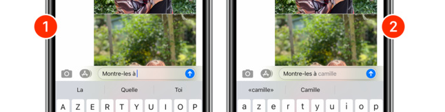 iOS • Mentionner une personne dans une conversation de groupe iOS • Mentionner une personne dans une conversation de groupe