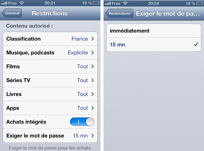 Comment limiter ou interdire les achats intégrés ? Comment limiter ou interdire les achats intégrés ?