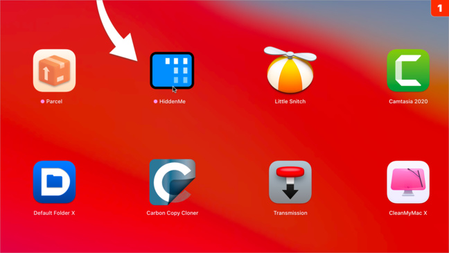 macOS • Cachez toutes les icônes du bureau d'un clic macOS • Cachez toutes les icônes du bureau d'un clic