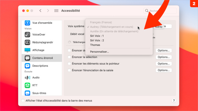 Accessibilité • Faites lire le contenu à l'écran par votre Mac Accessibilité • Faites lire le contenu à l'écran par votre Mac