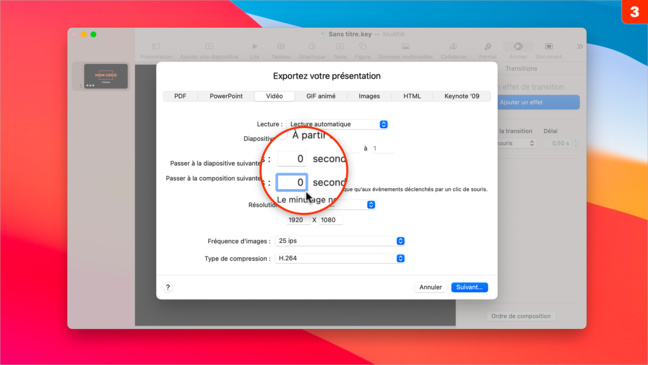 Keynote • Créez rapidement une petite animation d’intro pour une vidéo Keynote • Créez rapidement une petite animation d’intro pour une vidéo