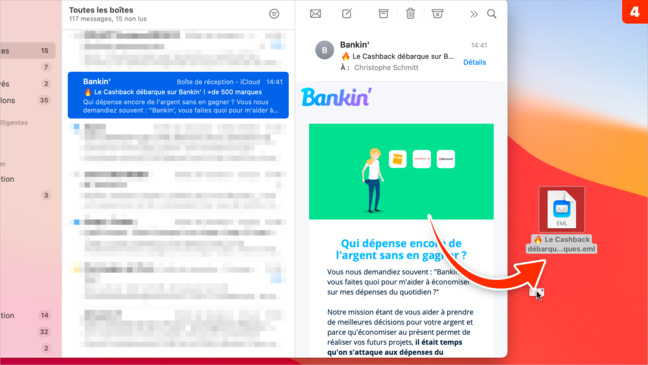 Mail • Sauvegardez vos courriers afin de les consulter ultérieurement Mail • Sauvegardez vos courriers afin de les consulter ultérieurement