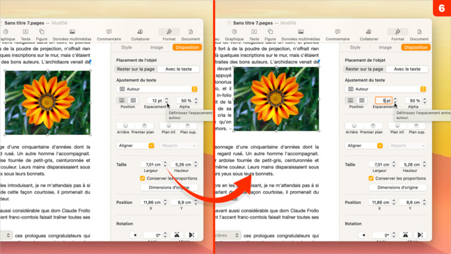 Pages • Intégrez une photo en l’habillant avec un texte Pages • Intégrez une photo en l’habillant avec un texte