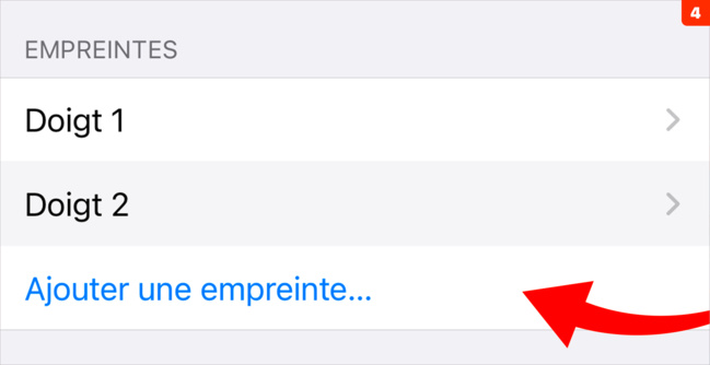 Identification • En plus du code, activez l’identification biométrique sur iPhone Identification • En plus du code, activez l’identification biométrique sur iPhone