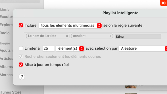 macOS • Organisez les titres de votre bibliothèque musicale macOS • Organisez les titres de votre bibliothèque musicale
