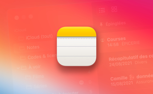 macOS • Classez et organisez l’ensemble de vos notes macOS • Classez et organisez l’ensemble de vos notes