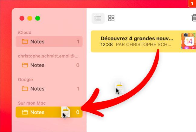 macOS • Classez et organisez l’ensemble de vos notes macOS • Classez et organisez l’ensemble de vos notes