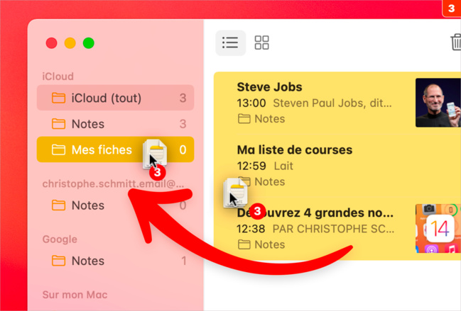 macOS • Classez et organisez l’ensemble de vos notes macOS • Classez et organisez l’ensemble de vos notes
