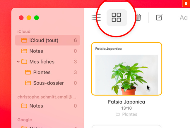 macOS • Classez et organisez l’ensemble de vos notes macOS • Classez et organisez l’ensemble de vos notes