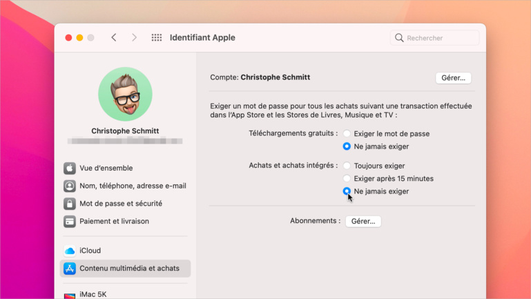 Astuce • Évitez les mots de passe pour acheter dans les boutiques Apple