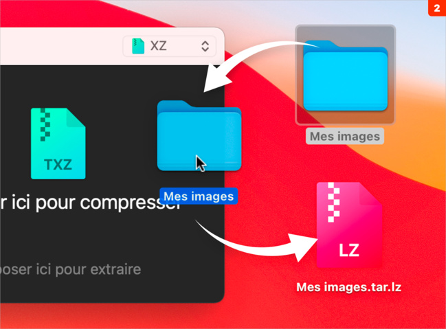 macOS • Compressez et décompressez des fichiers de tous types avec Keka