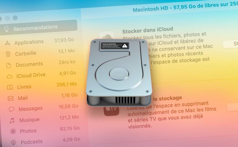 macOS • Accédez plus rapidement à la gestion du stockage de votre disque macOS • Accédez plus rapidement à la gestion du stockage de votre disque