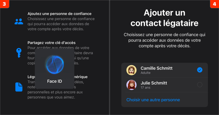 iOS 15 • Léguez les données de votre compte iCloud à un proche iOS 15 • Léguez les données de votre compte iCloud à un proche