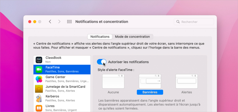 macOS • Désactivez les notifications d'une application pour gagner en tranquillité macOS • Désactivez les notifications d'une application pour gagner en tranquillité