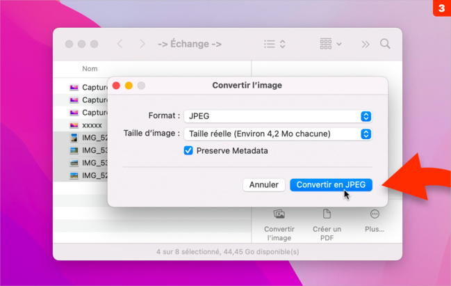 macOS Monterey • Convertissez les photos au format HEIF en JPEG ou PNG macOS Monterey • Convertissez les photos au format HEIF en JPEG ou PNG