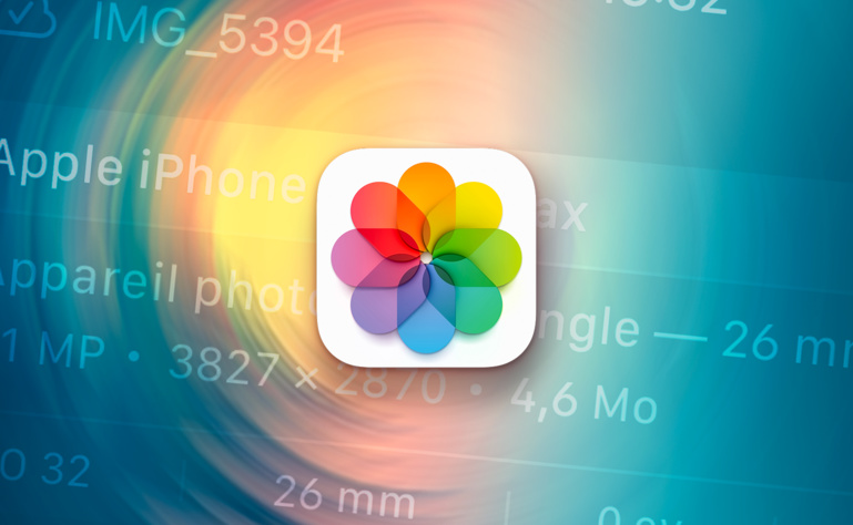 iOS • Obtenez plus d'informations à propos de vos photos