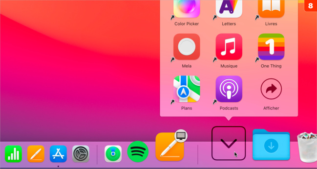 macOS • Créez un mini lanceur d'applications dans le dock macOS • Créez un mini lanceur d'applications dans le dock