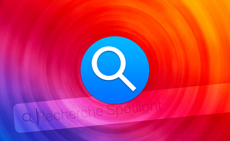 macOS • Déplacez la barre de recherche de Spotlight