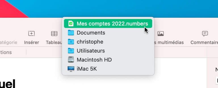 macOS • Mais où se trouve le fichier sur lequel je travaille ? macOS • Mais où se trouve le fichier sur lequel je travaille ?