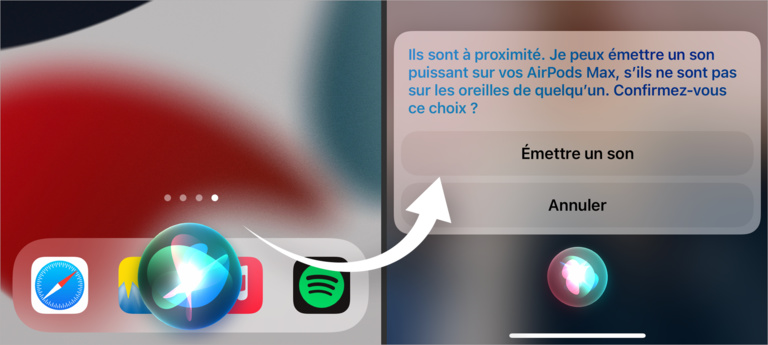 iOS • Retrouvez vos AirPods en le demandant simplement à Siri