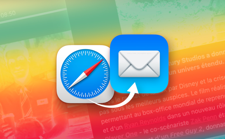 macOS • Envoyez une page web par mail… d'un clic !
