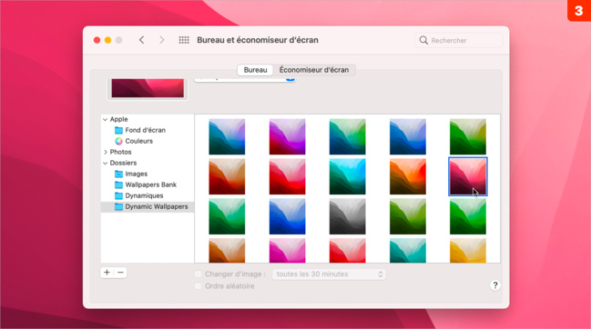 macOS • Téléchargez et utilisez des fonds d'écran dynamiques inspirés de Monterey