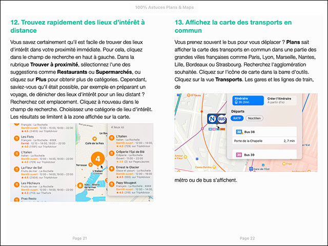 Compétence Mac • Apple Plans & Google Maps - 100% Astuces pour macOS et iOS (ebook)