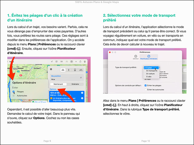 Compétence Mac • Apple Plans & Google Maps - 100% Astuces pour macOS et iOS (ebook)